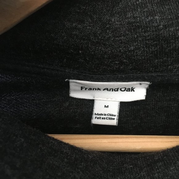 Frank & Oak Grey Mock Neck - Picture 5 of 5